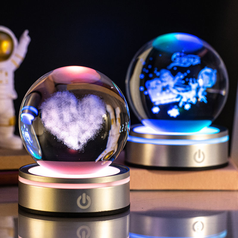 3D Luminous Crystal Ball
