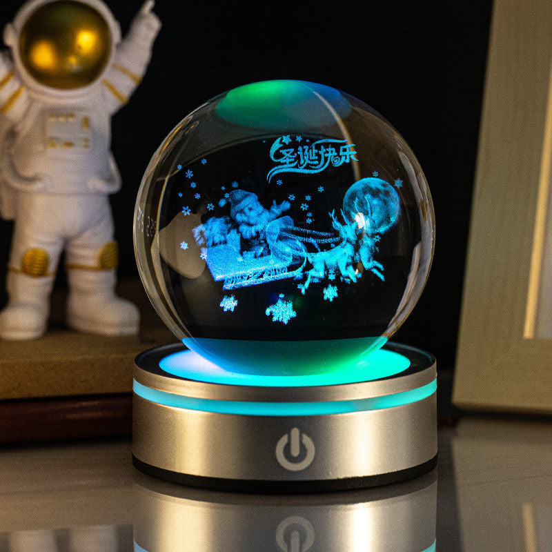 3D Luminous Crystal Ball