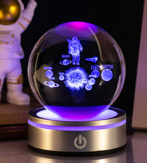 3D Luminous Crystal Ball
