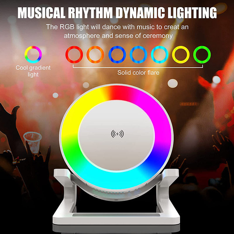 Wireless Charging || Multifunctional || Night Lamp RGB || Bluetooth Speaker