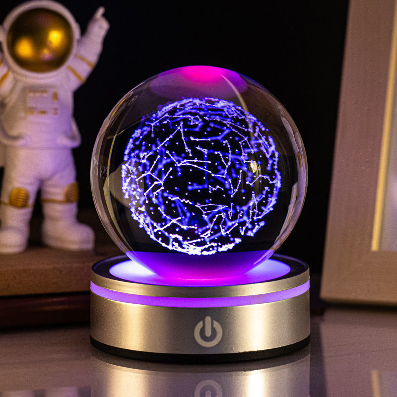 3D Luminous Crystal Ball