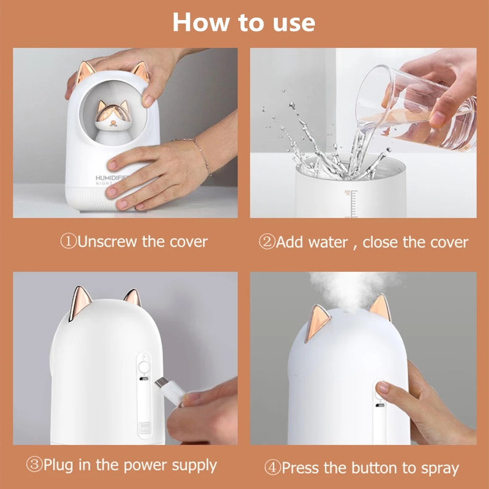 Lovely Kitty USB Air Humidifier