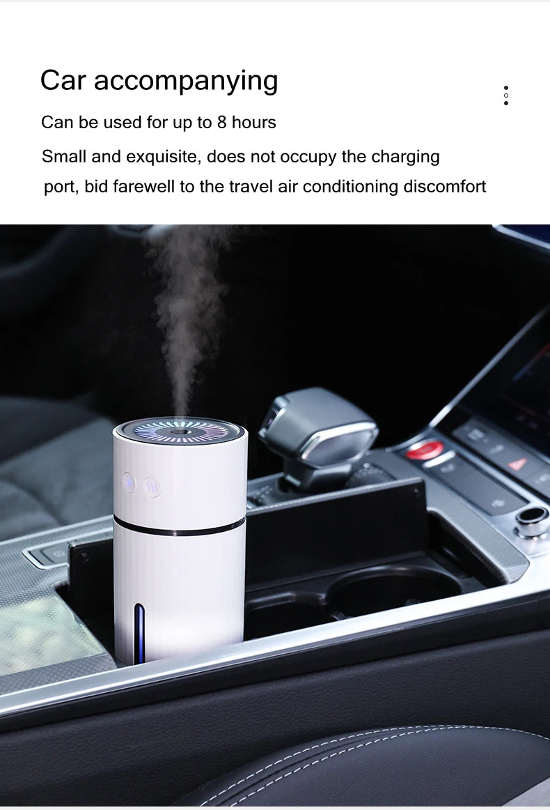260ML Wireless Air Humidifier USB Rechargeable