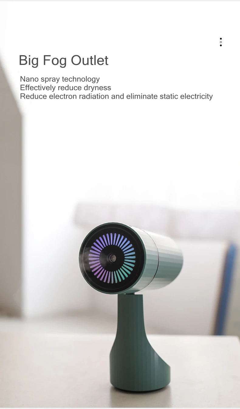 260ML Wireless Air Humidifier USB Rechargeable