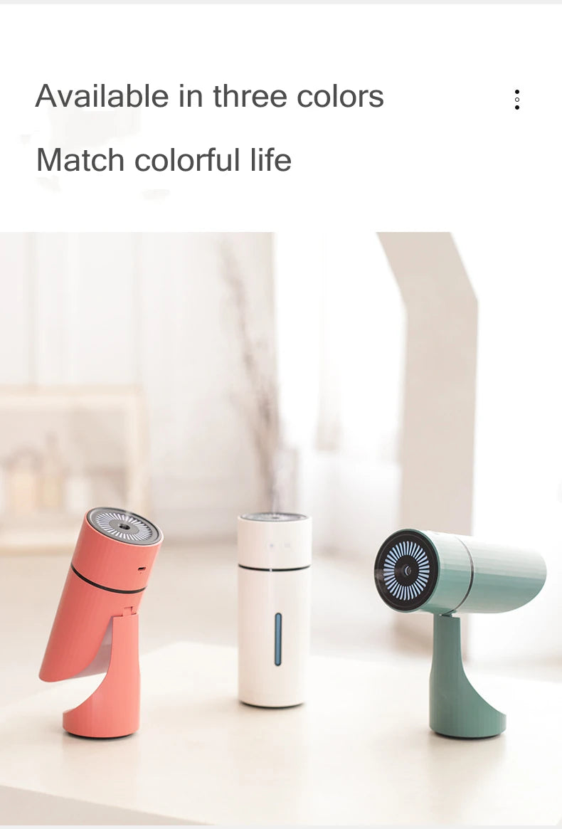 260ML Wireless Air Humidifier USB Rechargeable