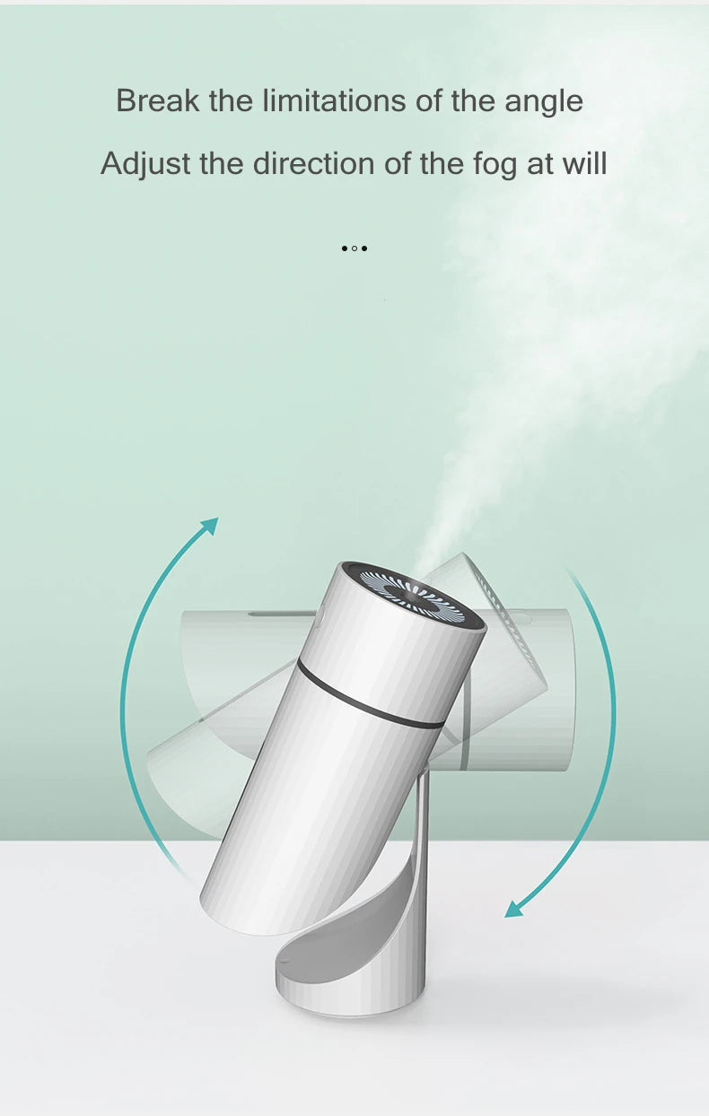 260ML Wireless Air Humidifier USB Rechargeable