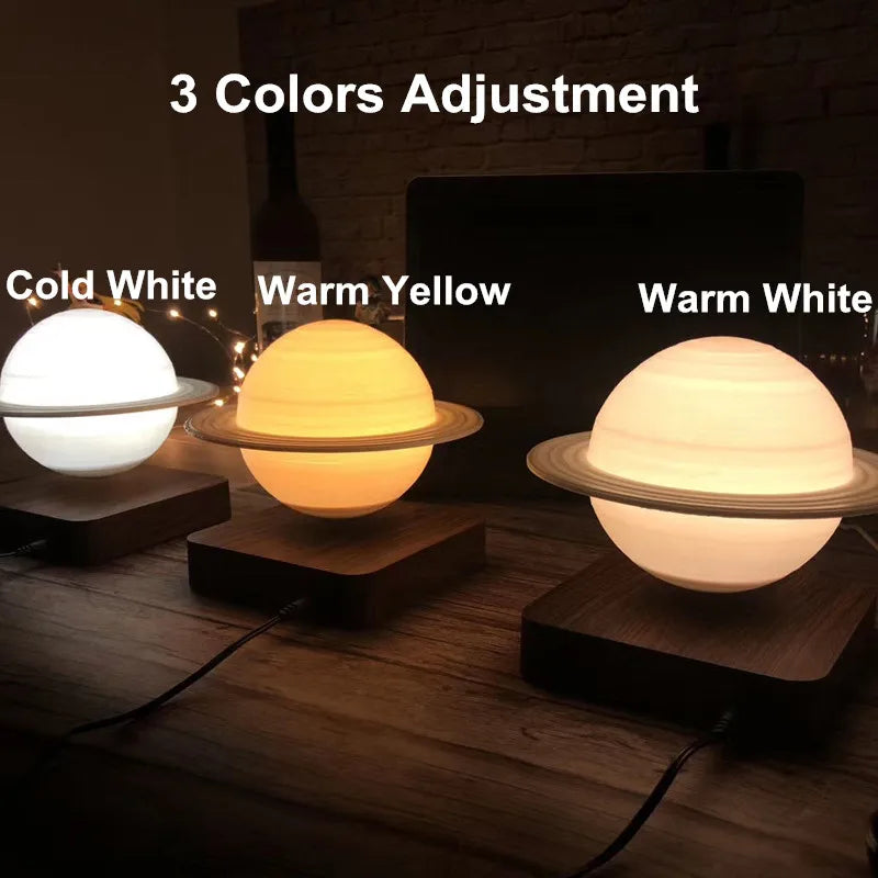 Decorative Night Light - Magnetic Levitation Moon Lamp