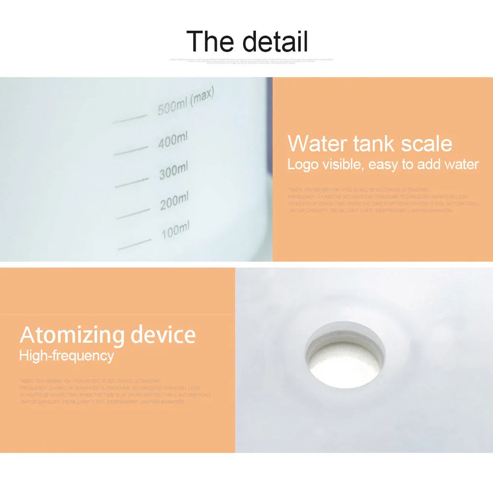 500ML Aromatherapy Essential Oil Diffuser