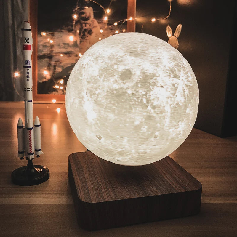 Decorative Night Light - Magnetic Levitation Moon Lamp