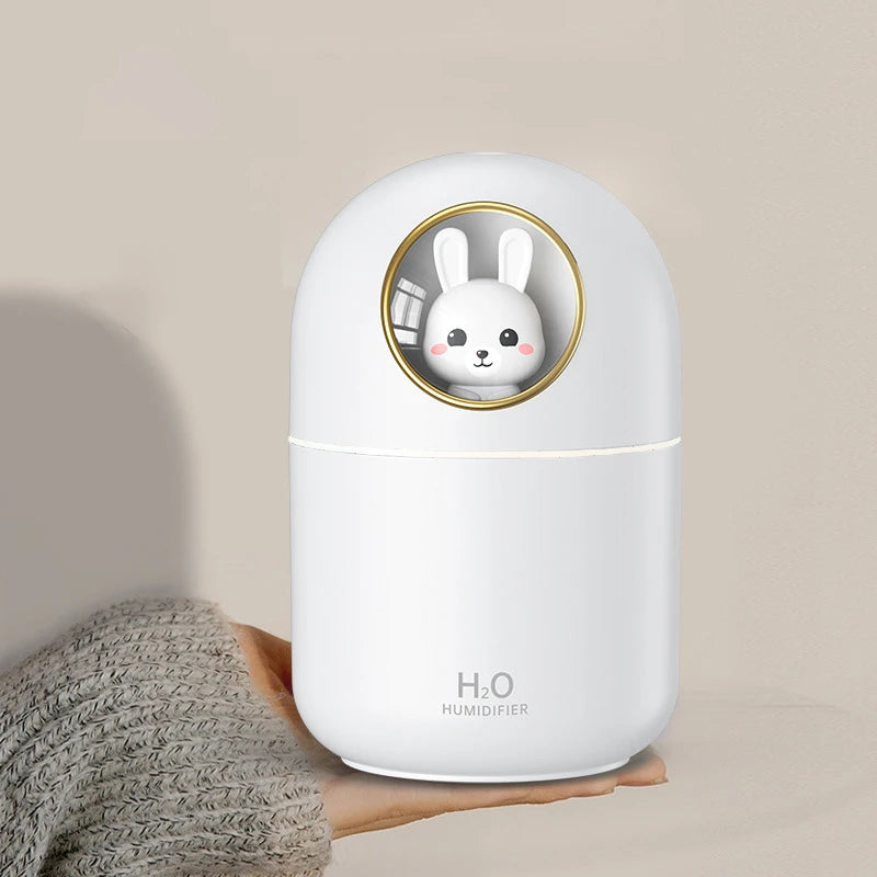 Lovely Cartoon Humidifier - USB - LED Light