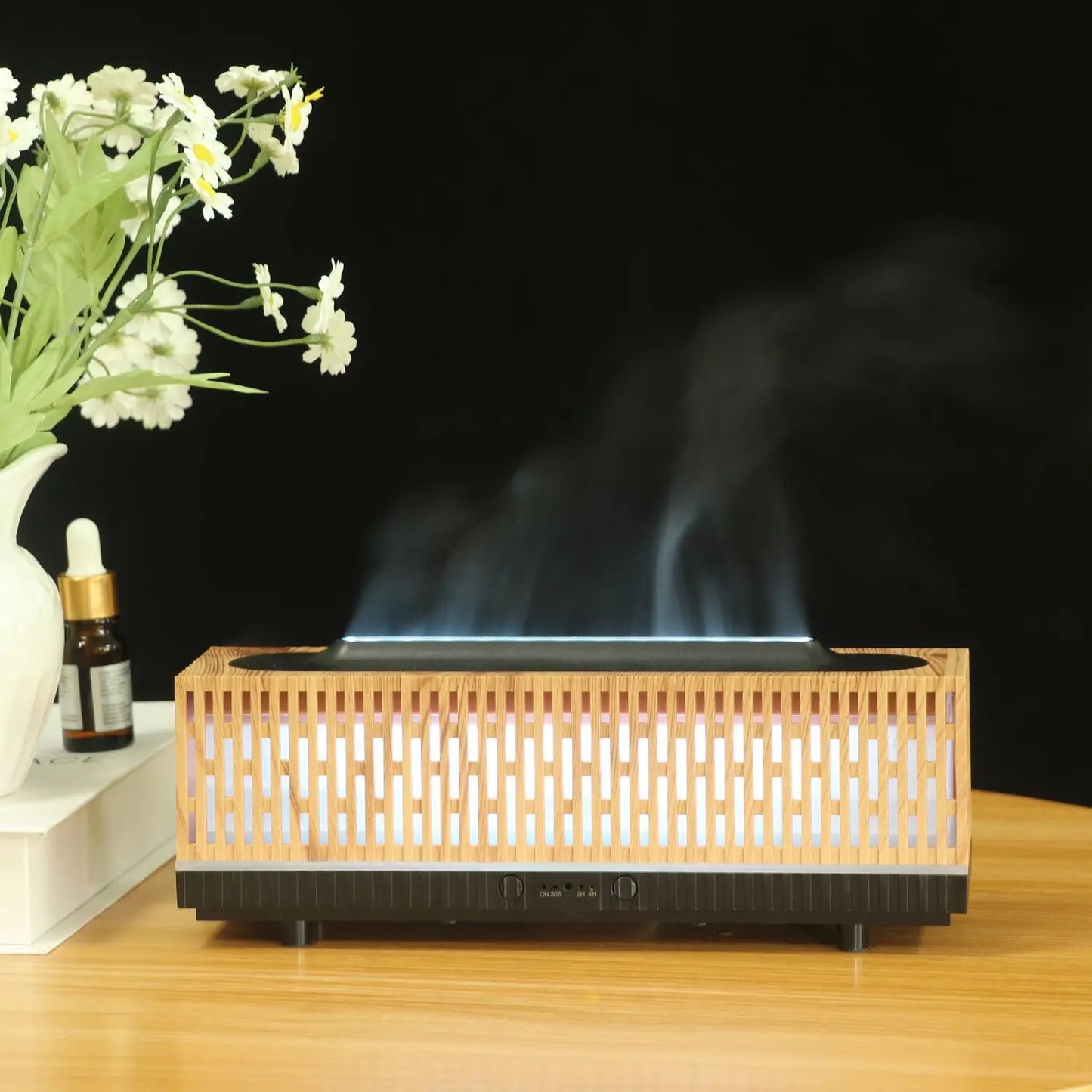 2024 New Fireplace Flame Humidifier - Simulated Flame Aromatherapy Machine
