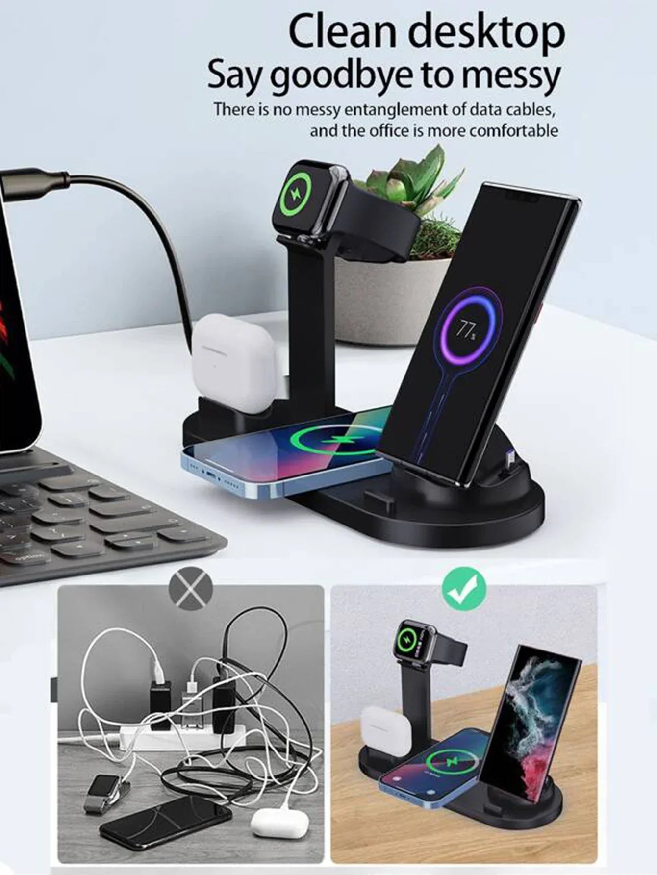7 In 1 Wireless Charger For iPhone
