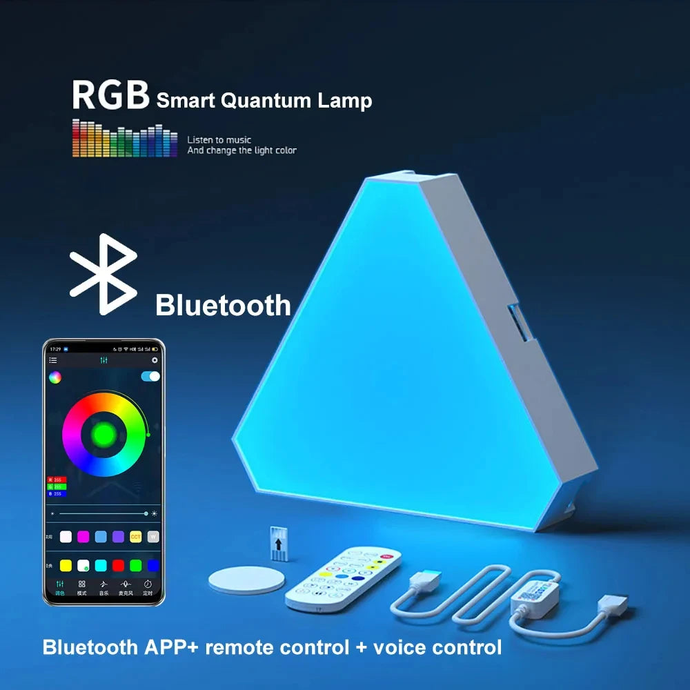 Decorative LED Triangle Quantum Light - APP Controls