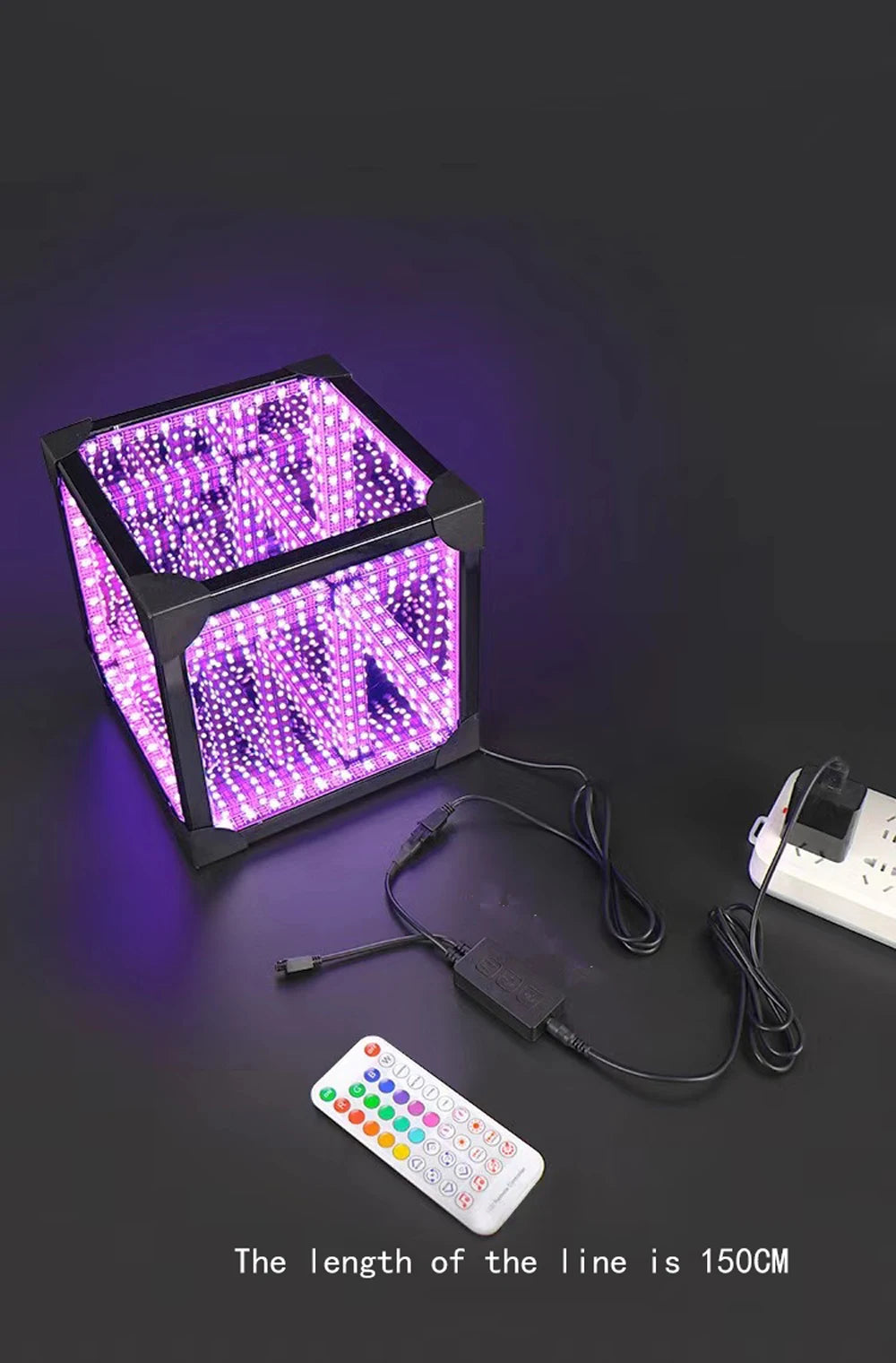 3D Cube Decoration Night Light