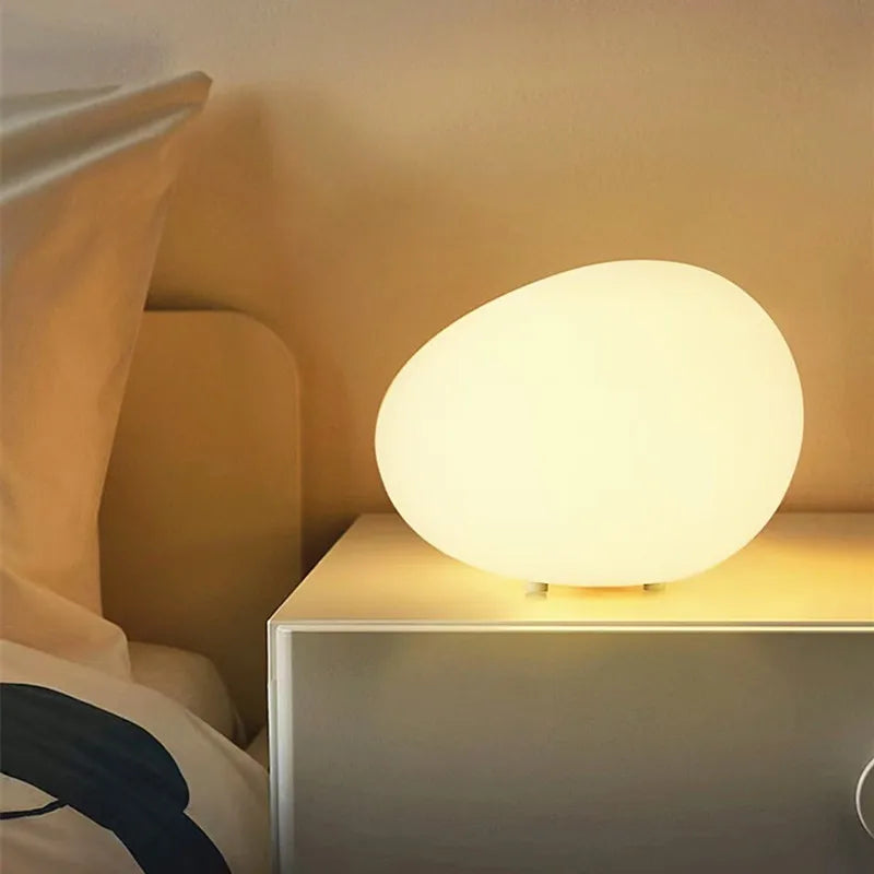 Cobblestone Night Light Modern Minimalist