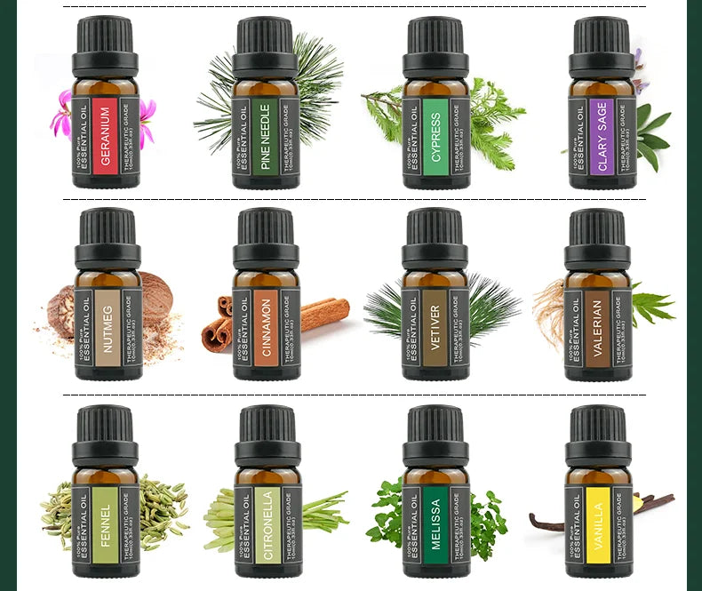 10ml Pure Plant Aromatherapy Essential Oil
