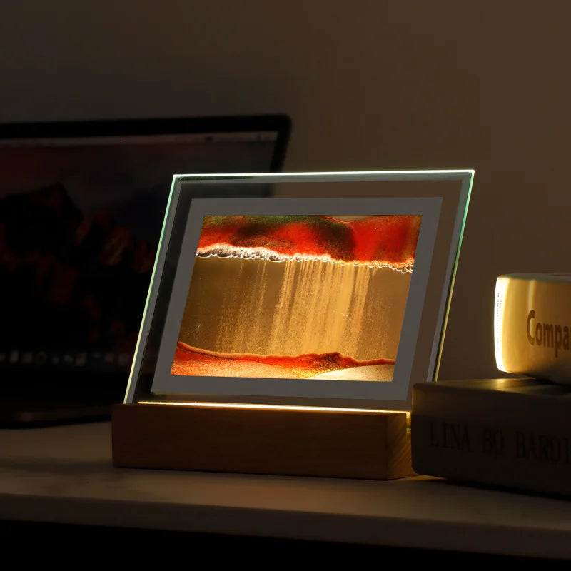 3D Art Sand Painting Lamp || Decoration || SQ1