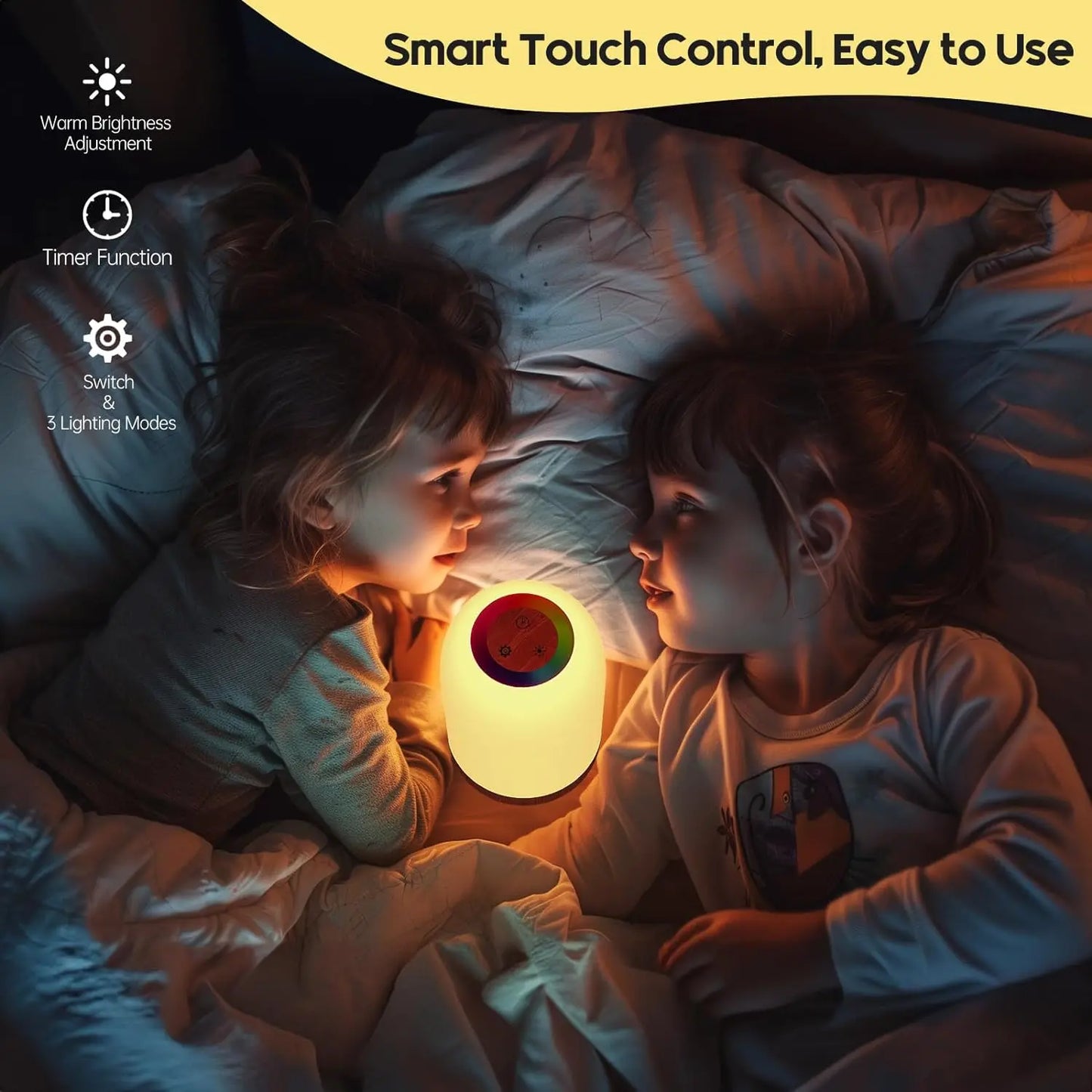 Bedside lamp - touch dimmable - rechargeable