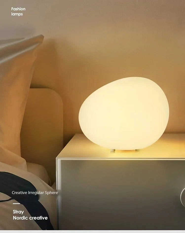 Cobblestone Night Light Modern Minimalist
