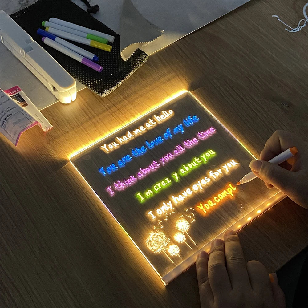 LED Message Note Board Decorative Light