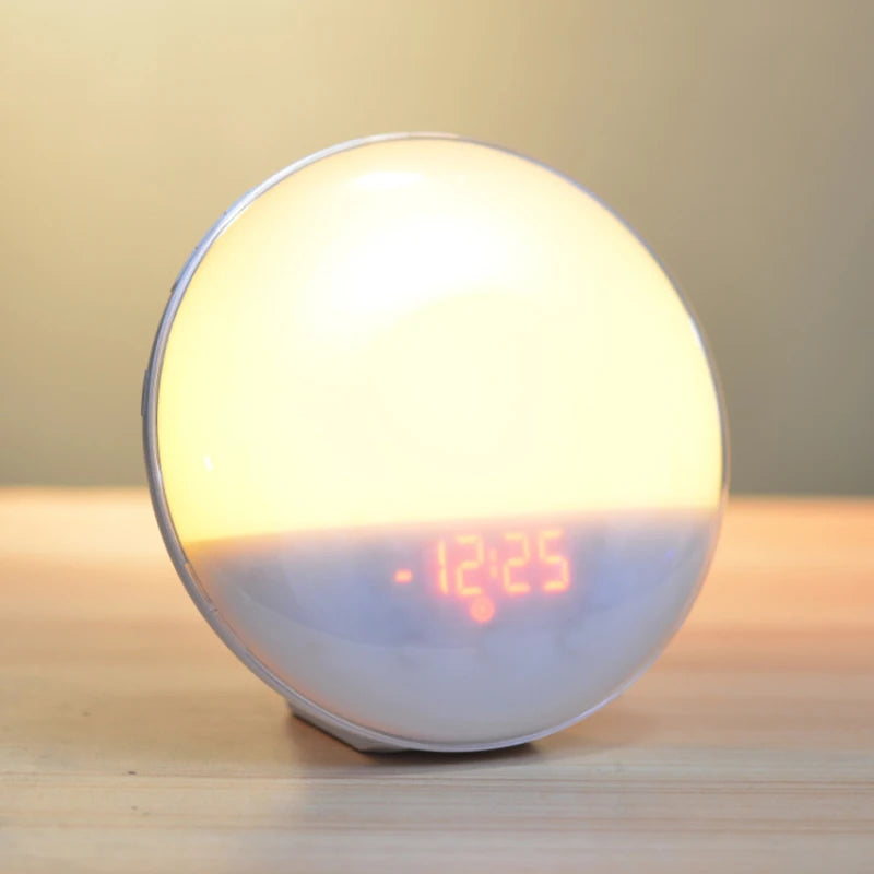 Light Alarm Clock - Sunrise/Sunset Simulation - FM Radio