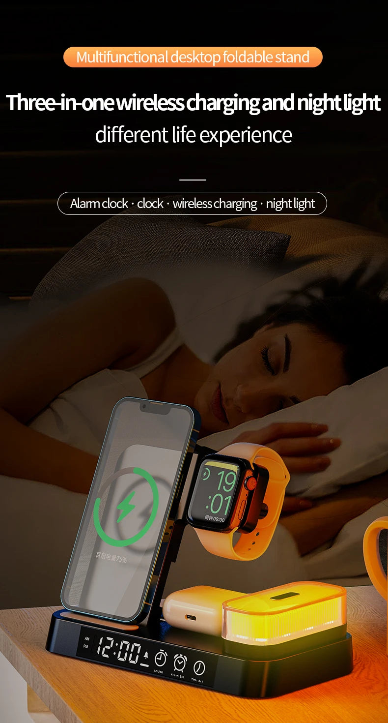 30W 3 In 1 Wireless Charger