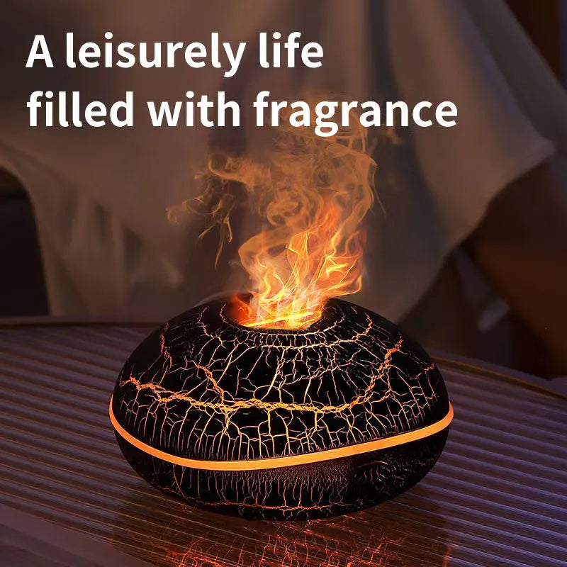 Colorful Simulation Flame Aromatherapy Machine