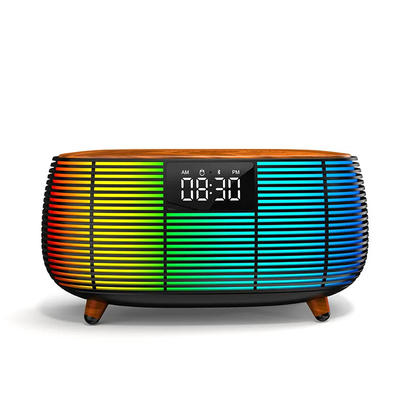 Wireless Charging with Decorative Lighting and BT Speakers