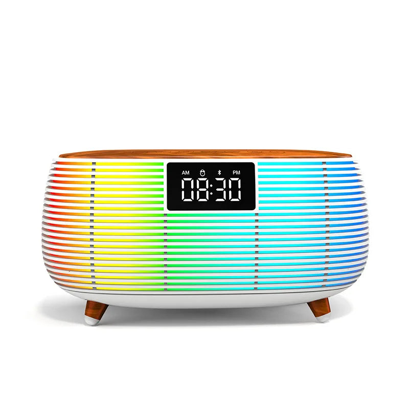 Wireless Charging with Decorative Lighting and BT Speakers