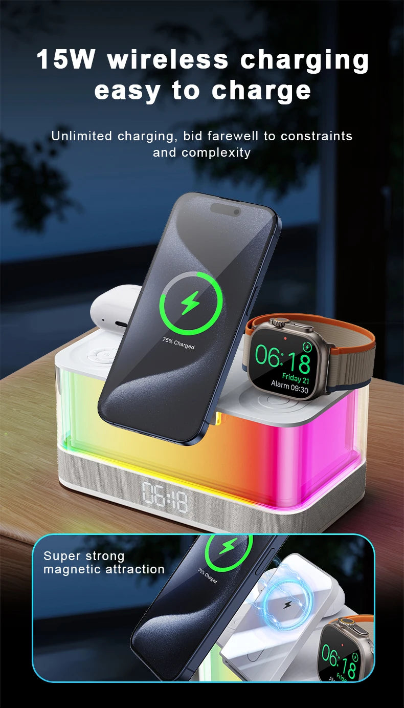 Multifunctional Wireless Charging for iPhone