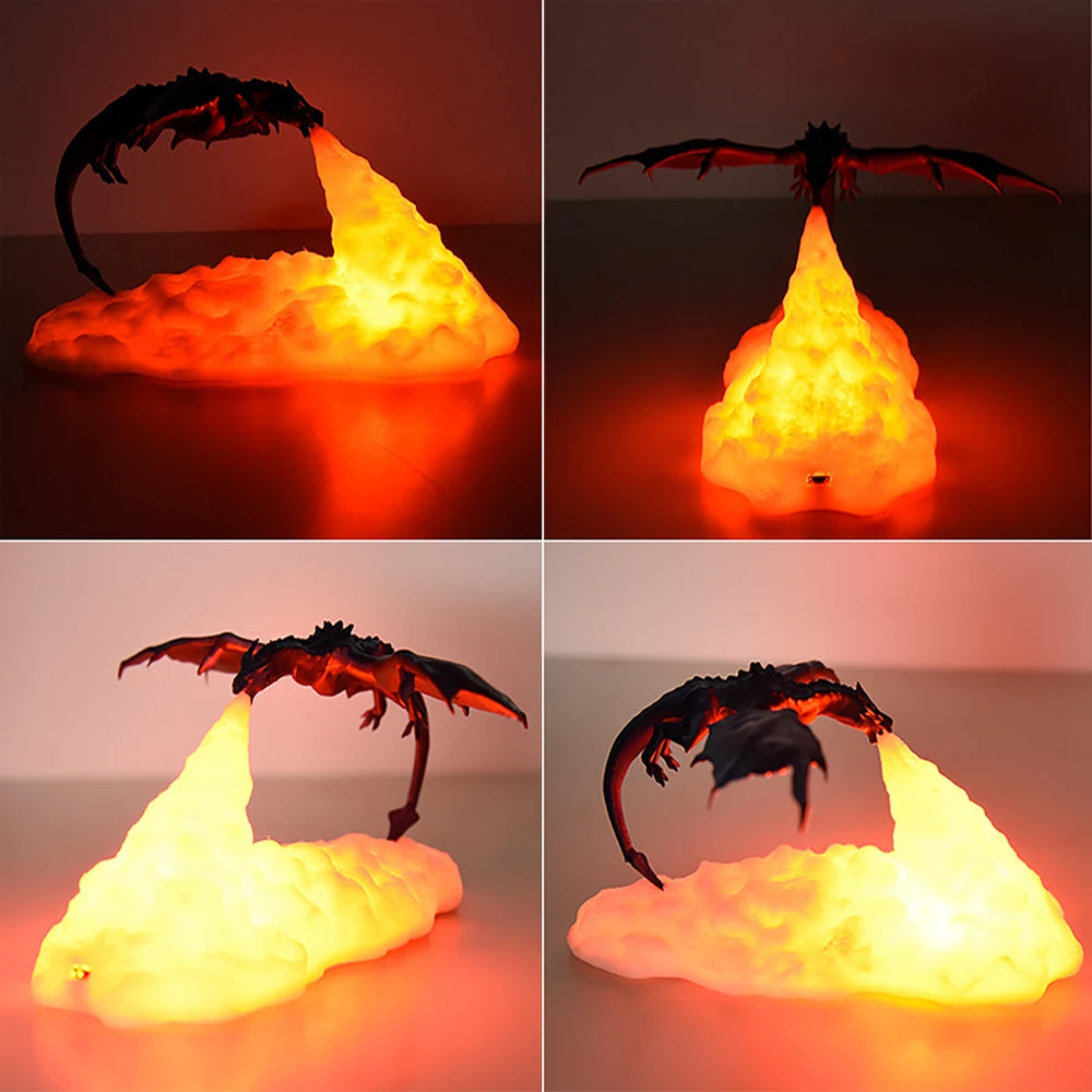 Fire Dragon Lamps