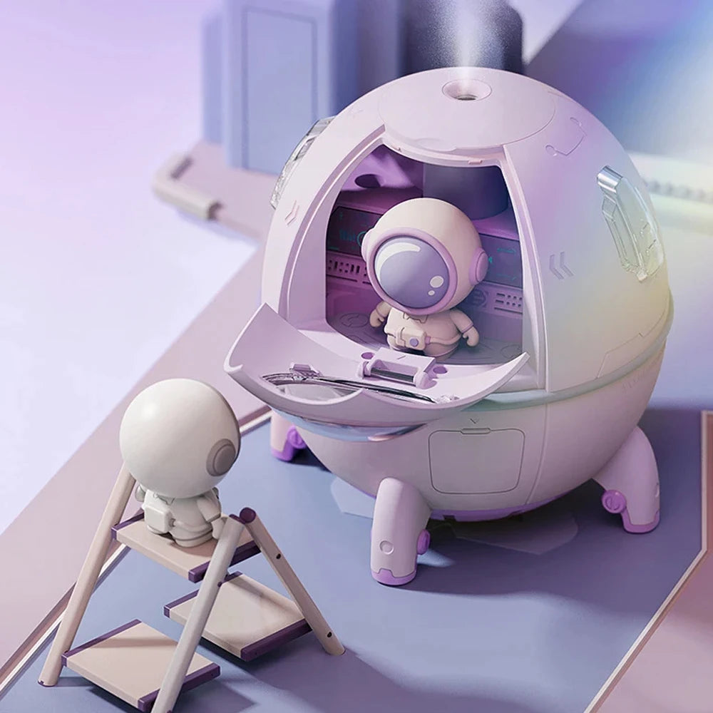 Space Capsule - Aromatherapy - Led Light Astronaut