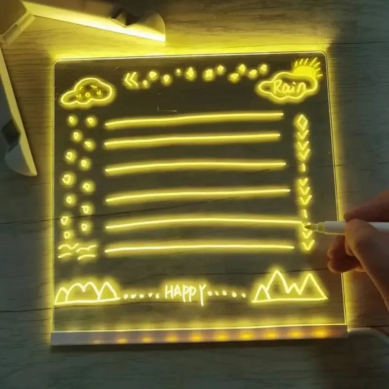 Led Children Drawing Board Erasable