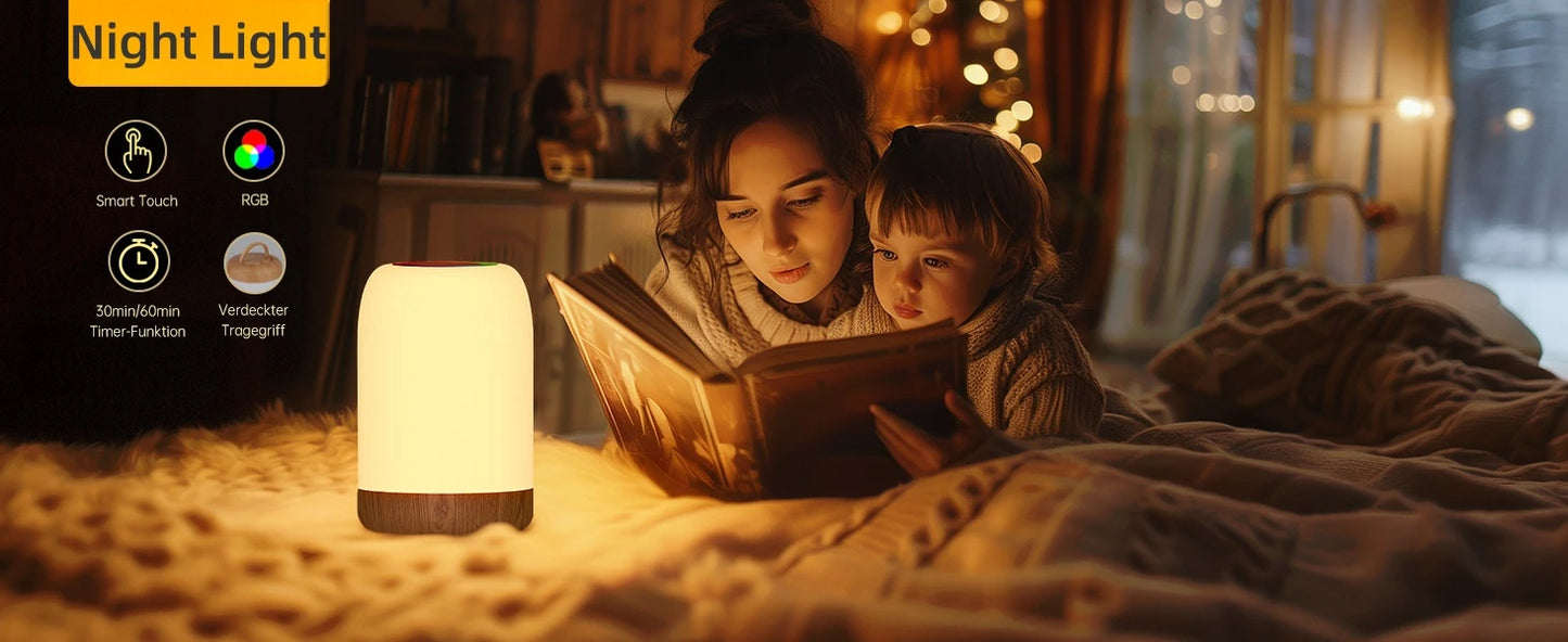 Bedside lamp - touch dimmable - rechargeable