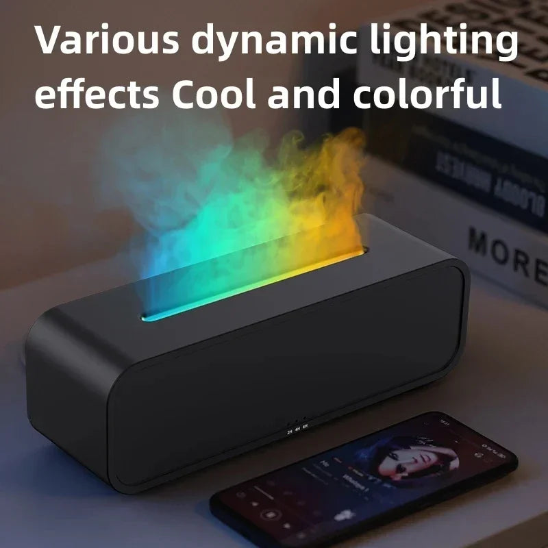 Aromatherapy - Simulated Flame - Remote Control - 7 Color Lighting