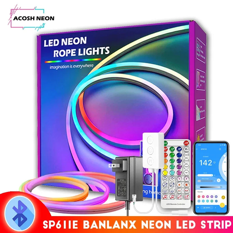 RGBIC Decorative LED Lights Strip with Music Sync 84LEDs/M