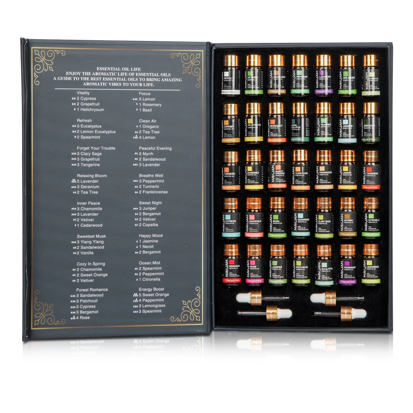 35pcs/set Essential Oils for Diffuser and Aromatherapy