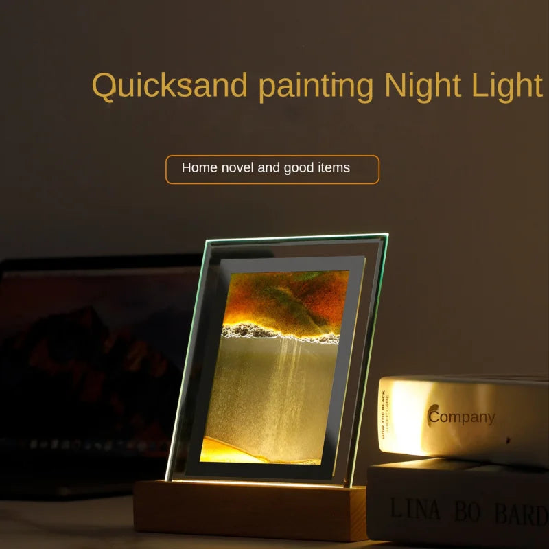 3D Art Sand Painting Lamp || Decoration || SQ1