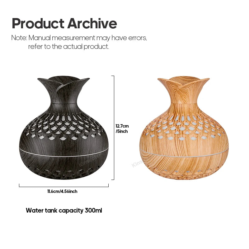 Wood Grain USB Aroma Diffuser