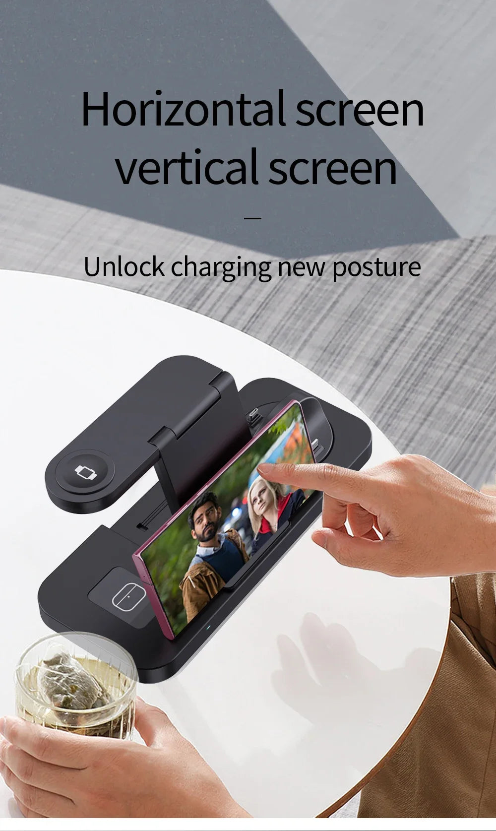 6 in 1 Foldable Wireless Charger