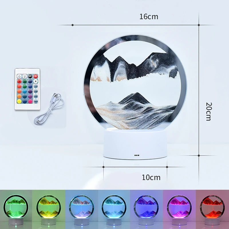 LED RGB Sandscape Lamp