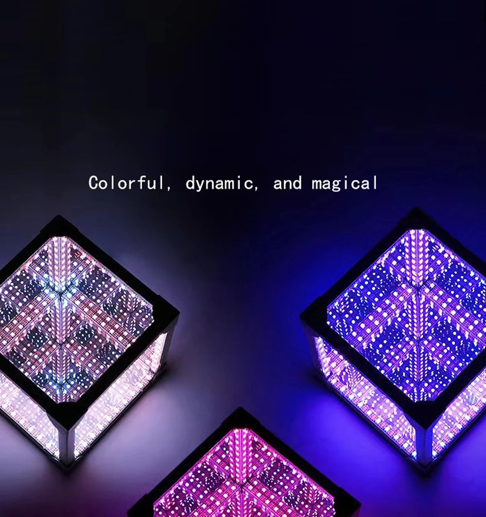 3D Cube Decoration Night Light