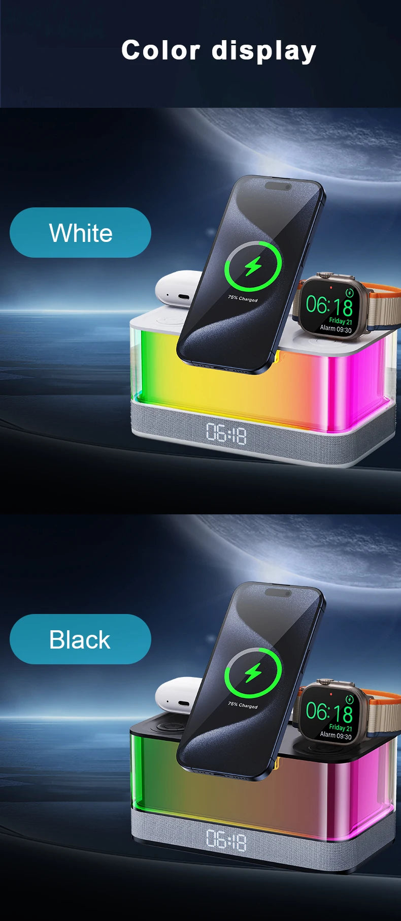 Multifunctional Wireless Charging for iPhone