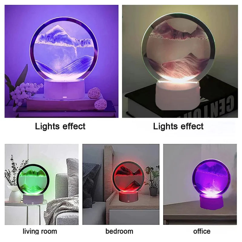 LED RGB Sandscape Lamp