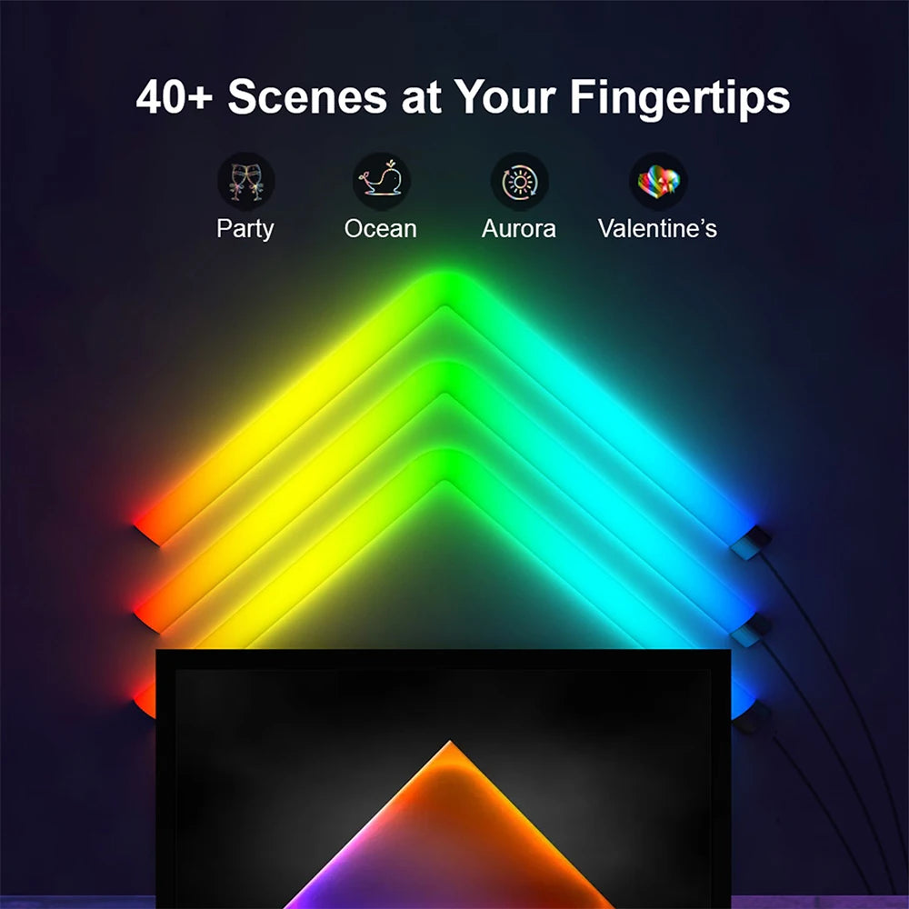 Smart Decorative RGB LED Lights - WiFi Remote Control