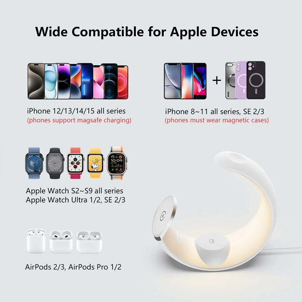 4 in 1 Magnetic Wireless Charger