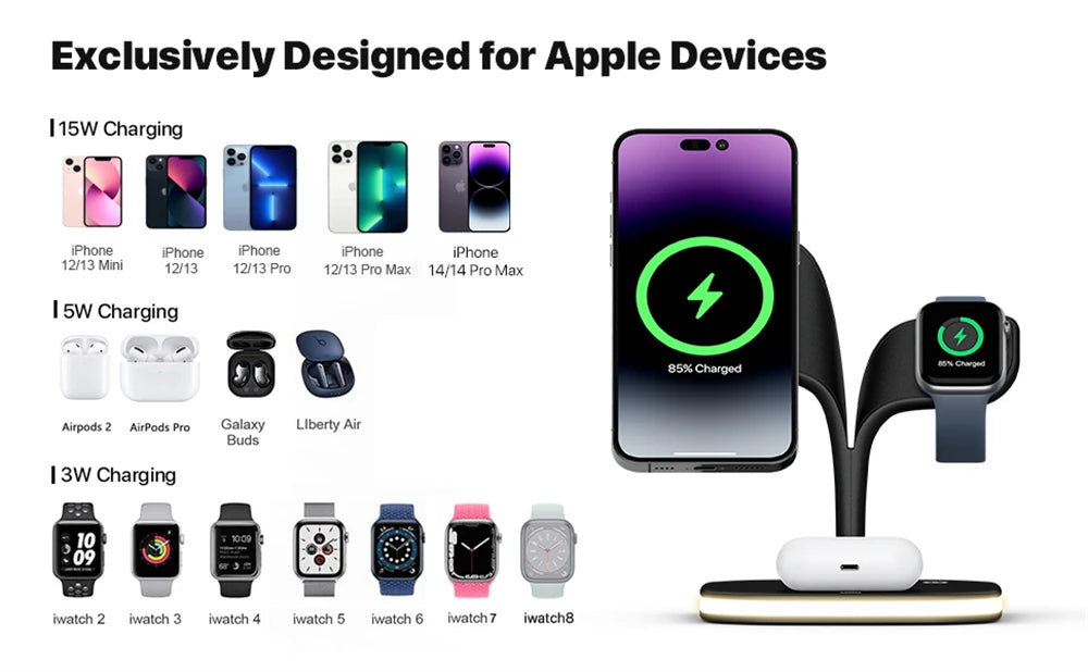 3 in 1 Wireless Charger iPhone
