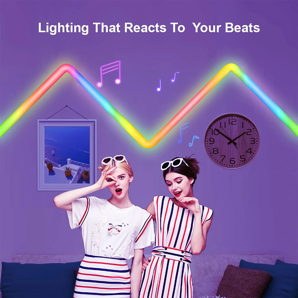 Smart Decorative RGB LED Lights - WiFi Remote Control