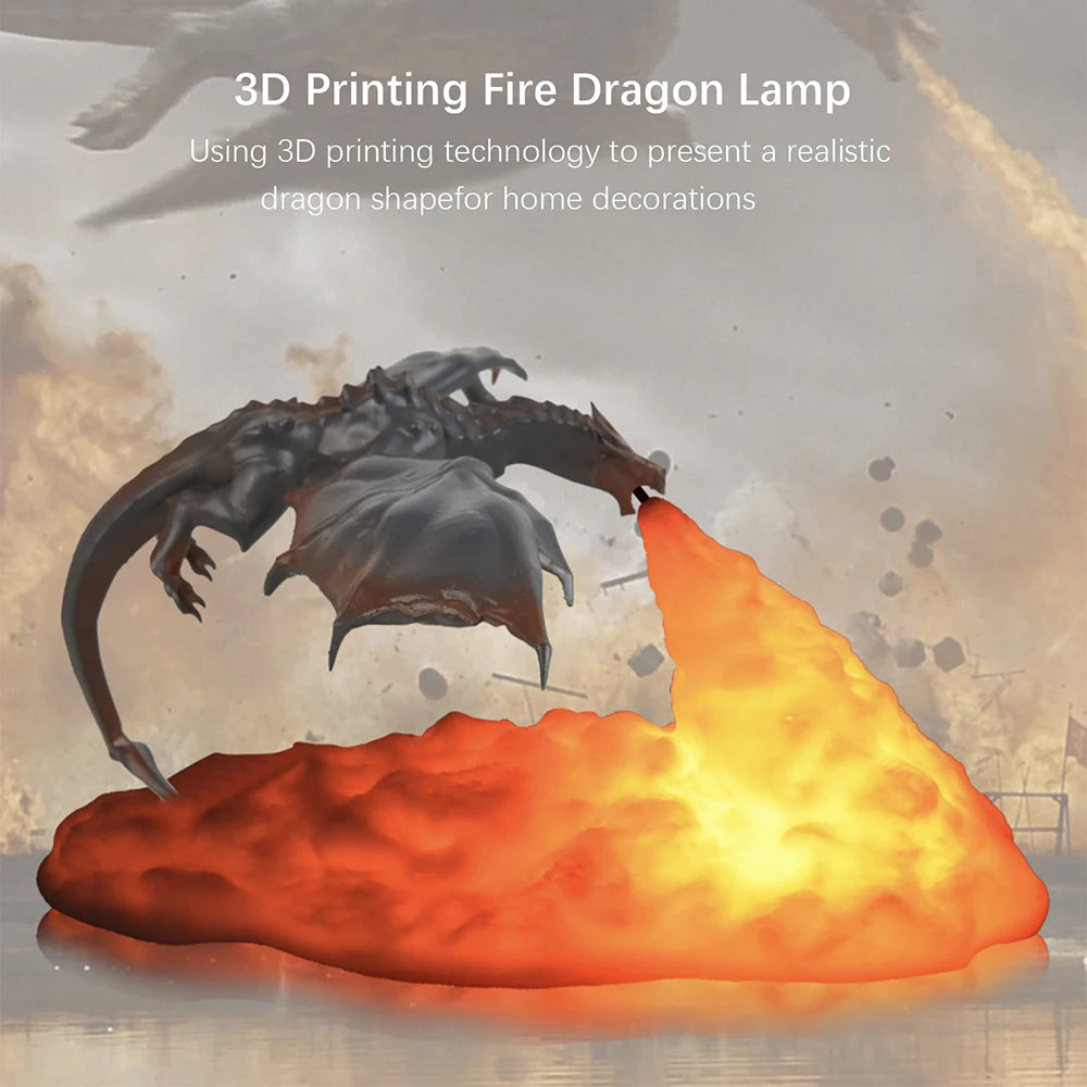 Fire Dragon Lamps