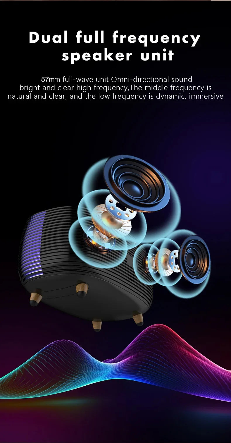Wireless Charging with Decorative Lighting and BT Speakers
